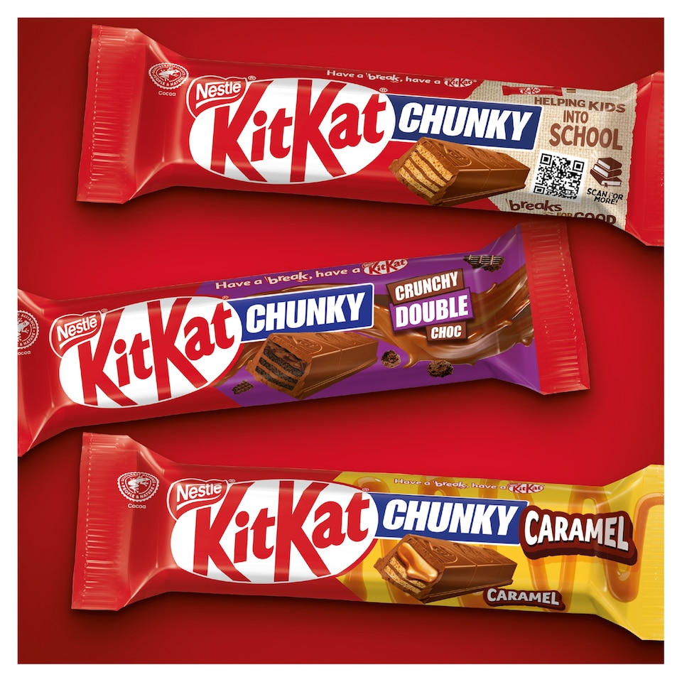 image 1 of Kit Kat Chunky 4 Snacksize Bars 128G