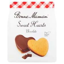 Bonne Maman Chocolate Coated Sweet Hearts 7 Pack 175G