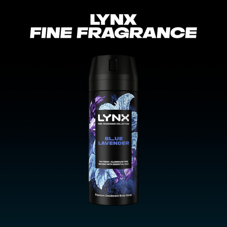 image 1 of Lynx Blue Lavender 72h Fine Fragrance Deodorant Bodyspray for Men 150ml