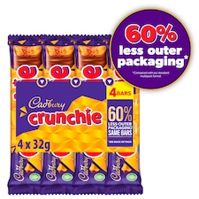 Cadbury Crunchie 4 Pack 128g