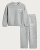 image 4 of F&F Boys Textured Après Ski Jumper and Joggers in Grey