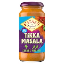 Patak's Tikka Masala Curry Sauce 30% Less Fat 450g