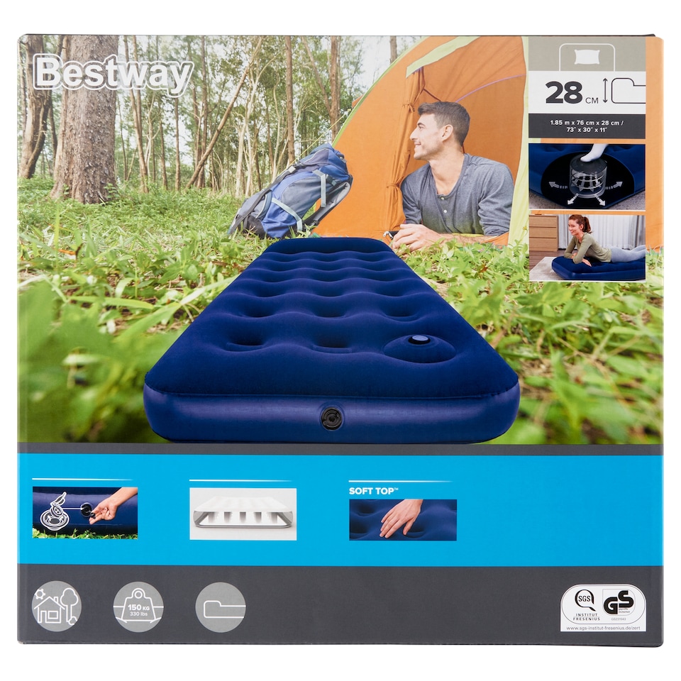 Bestway Air Mattress Jr. Twin Built-In Foot Pump