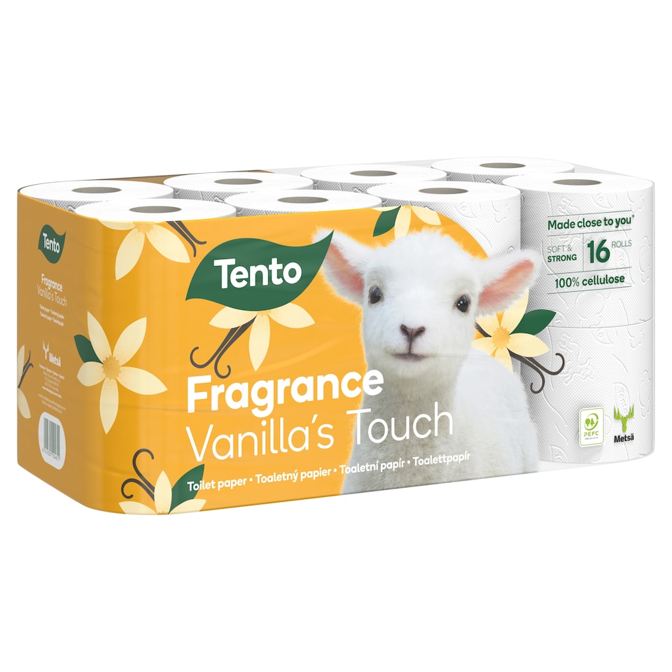 obrázok 1 z Tento Fragrance Vanilla's Touch toaletný papier 3 vrstvy 16 roliek