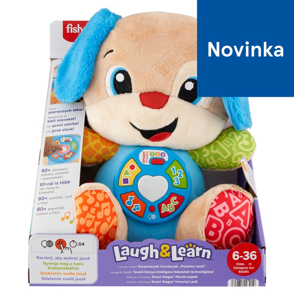 Fisher-Price Laugh & Learn Smart Stages hovoriaci psík od 6-36 mesiacov