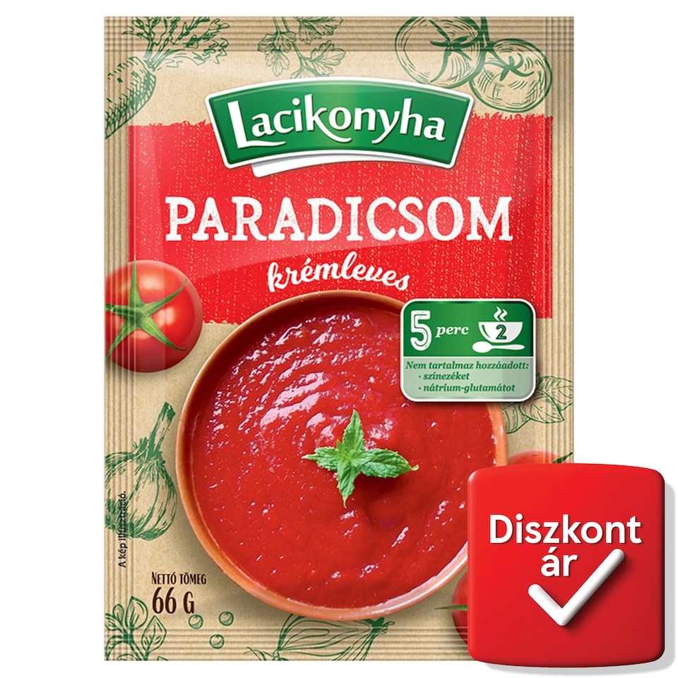 Lacikonyha paradicsom krémleves 66 g