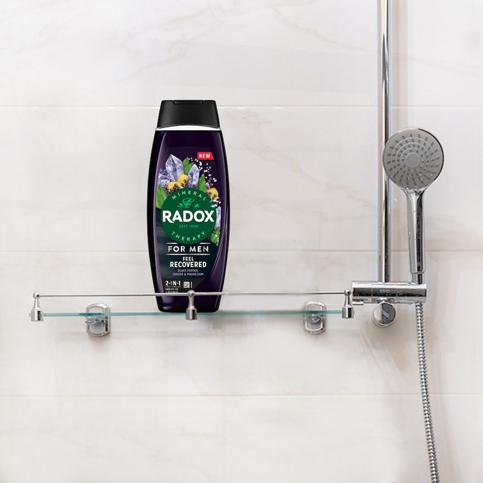 image 1 of Radox For Men Feel Recovered 2in1 Shower Gel & Shampoo 450ml