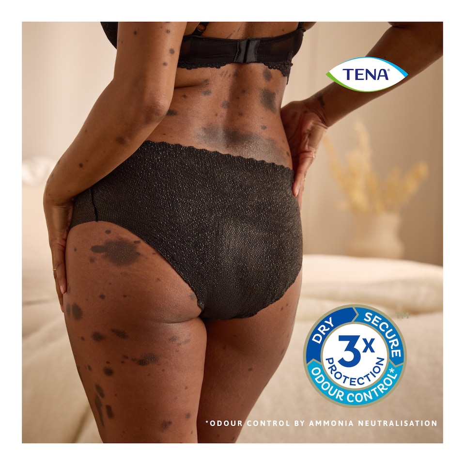 image 1 of TENA Silhouette Incontinence Pants Black Large 10 Pack