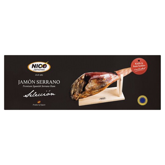 Serrano Ham With Carving Knife Gift Set 6.5Kg Tesco Groceries