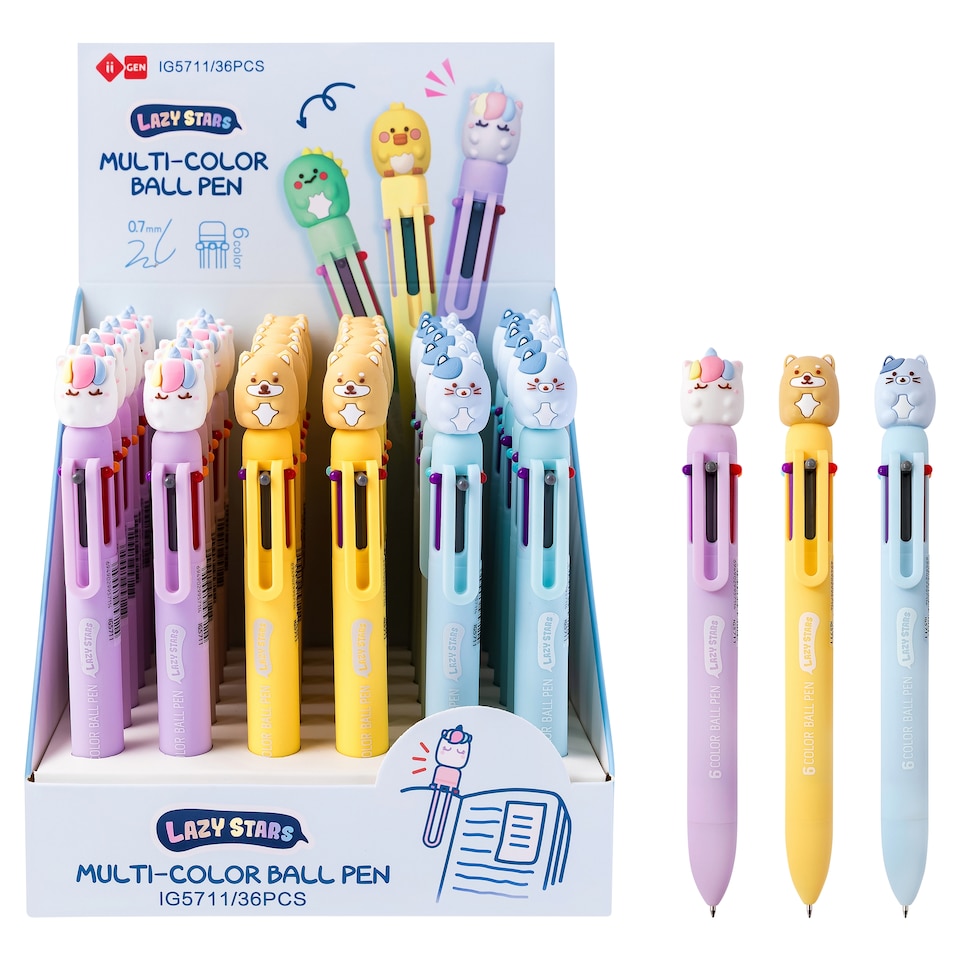 Squishy Multi-Color Pen