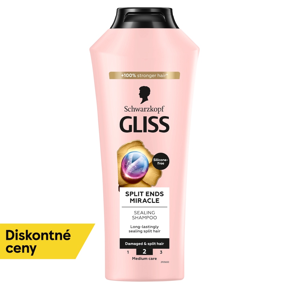 obrázok 1 z Schwarzkopf Gliss Split Ends Miracle Zaceľujúci šampón 400 ml