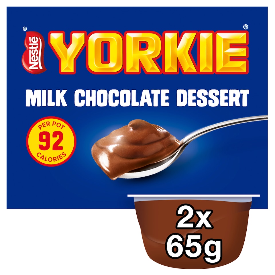 Yorkie Milk Chocolate Dessert 2x65g