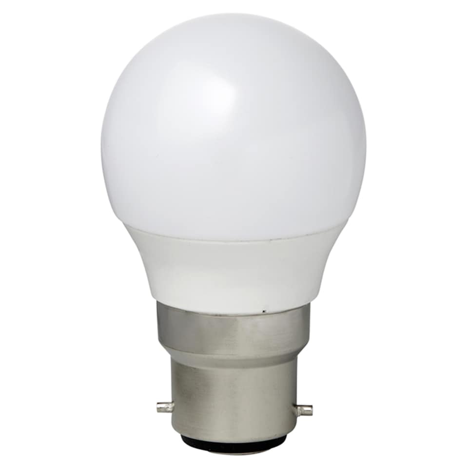 Tesco Led Mini Globe 40W Bayonet Cap 2 Pack