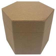 Kit & Kraft Greyboard Box Hexagon