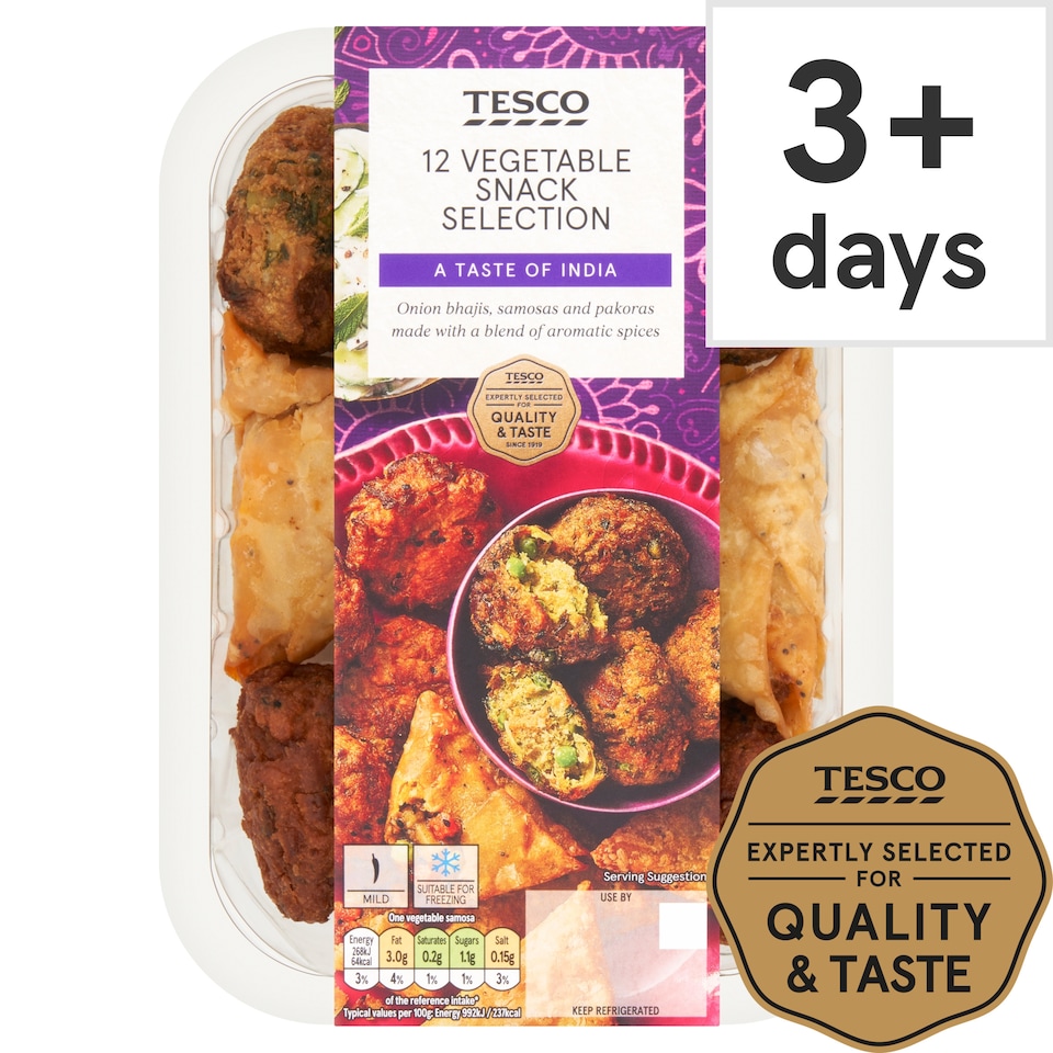 Tesco 12 Indian Selection 320G