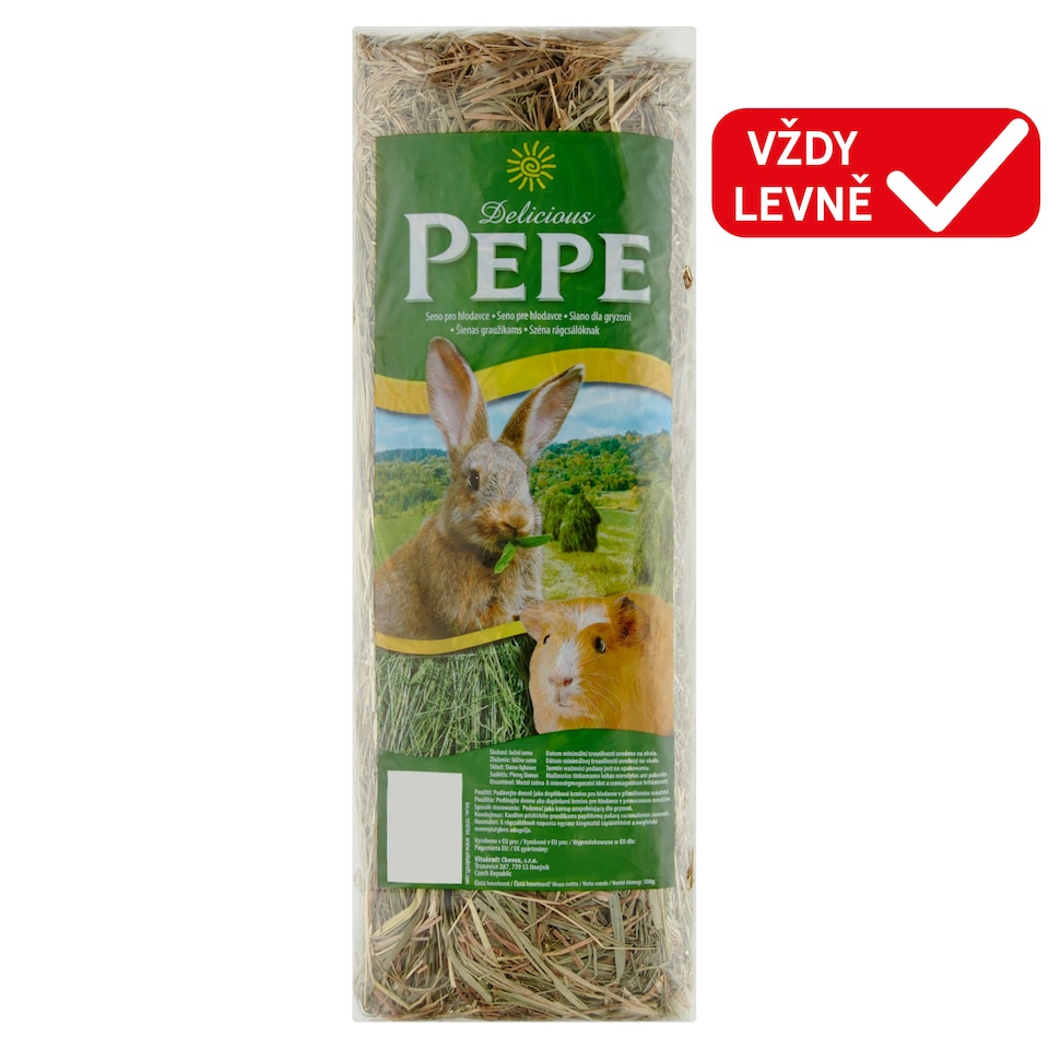 Pepe Delicious seno pro hlodavce 500g