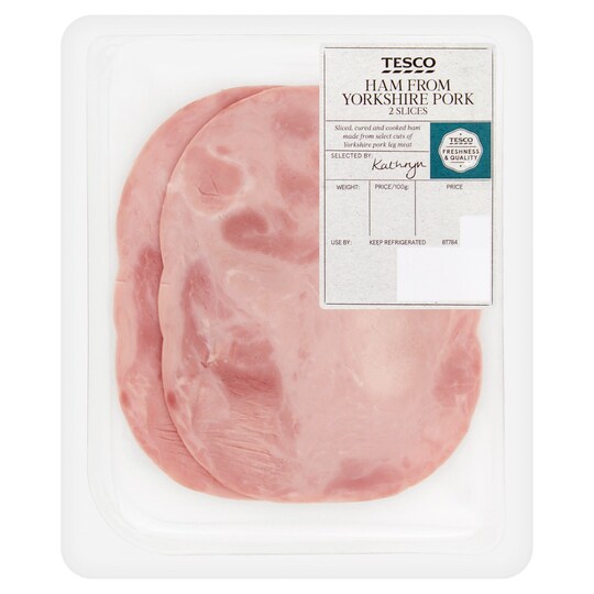 image 1 of Tesco Deli Ham From Yorkshire Pork 2 Slices