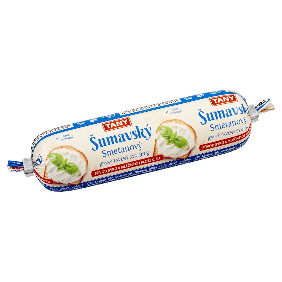 Tany Šumavský smetanový jemný tavený sýr 90g