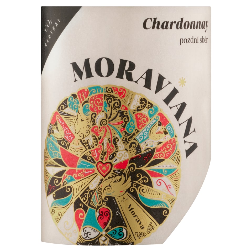 Obrázek 1 pro produkt Moraviana Chardonnay jakostní víno s přívlastkem pozdní sběr bílé polosuché 0,75l