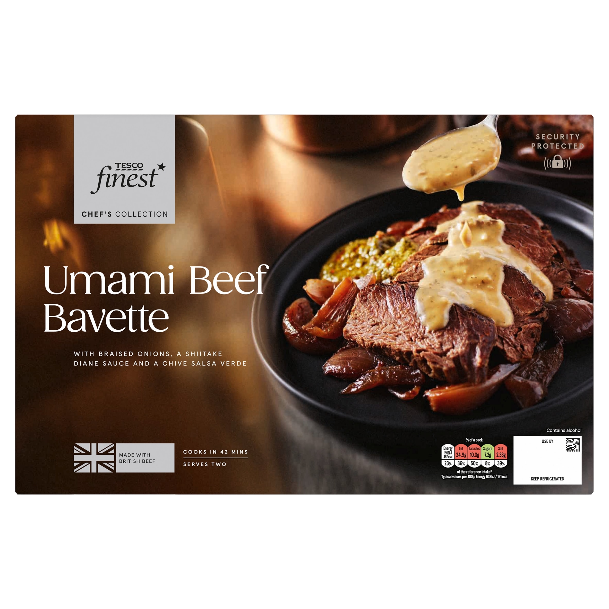 Tesco Finest Chef's Collection Umami Beef Bavette 815g