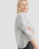 image 2 of F&F Knitted Sequin Bow High Neck Jumper with Wool in Grey