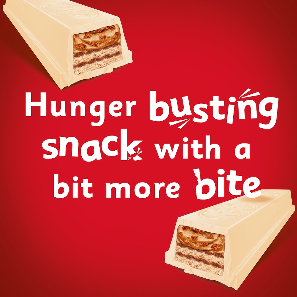 image 1 of Kit Kat Chunky with Lotus Biscoff White Chocolate Wafer Bars 4 x 42g