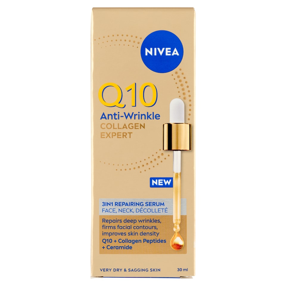 image 1 of NIVEA Q10 Collagen Expert 3in1 Repairing Serum 30 ml