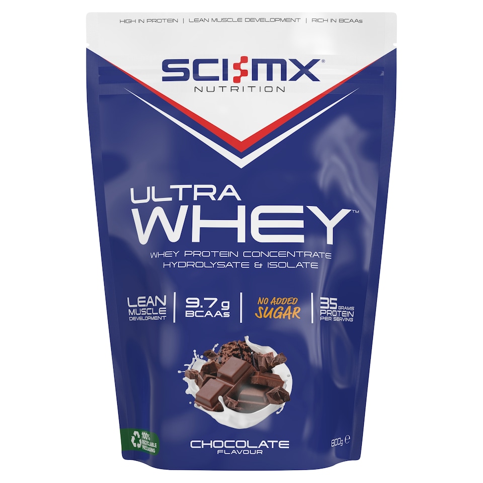 SCI-MX Ultra Whey Protein Powder - Chocolate 800g