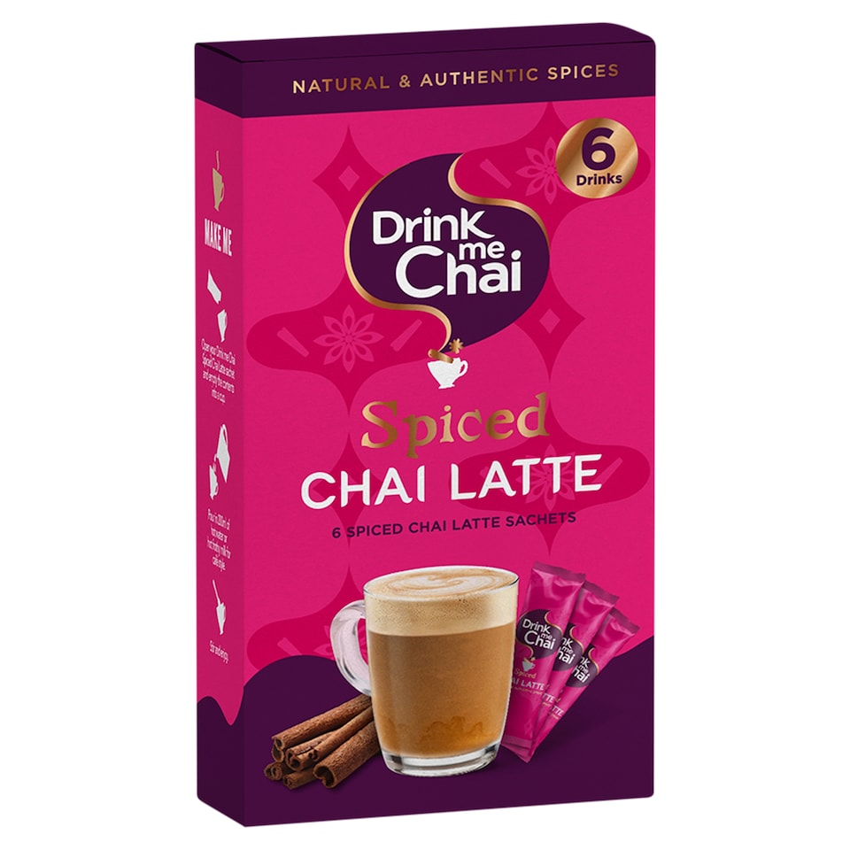 Drink Me Chai Spiced Latte Sachets 6 pack 90g