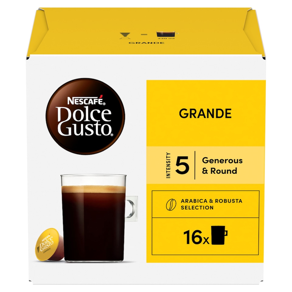 image 1 of NESCAFÉ Dolce Gusto Grande - Coffee Capsules - 16 Capsules in a Pack