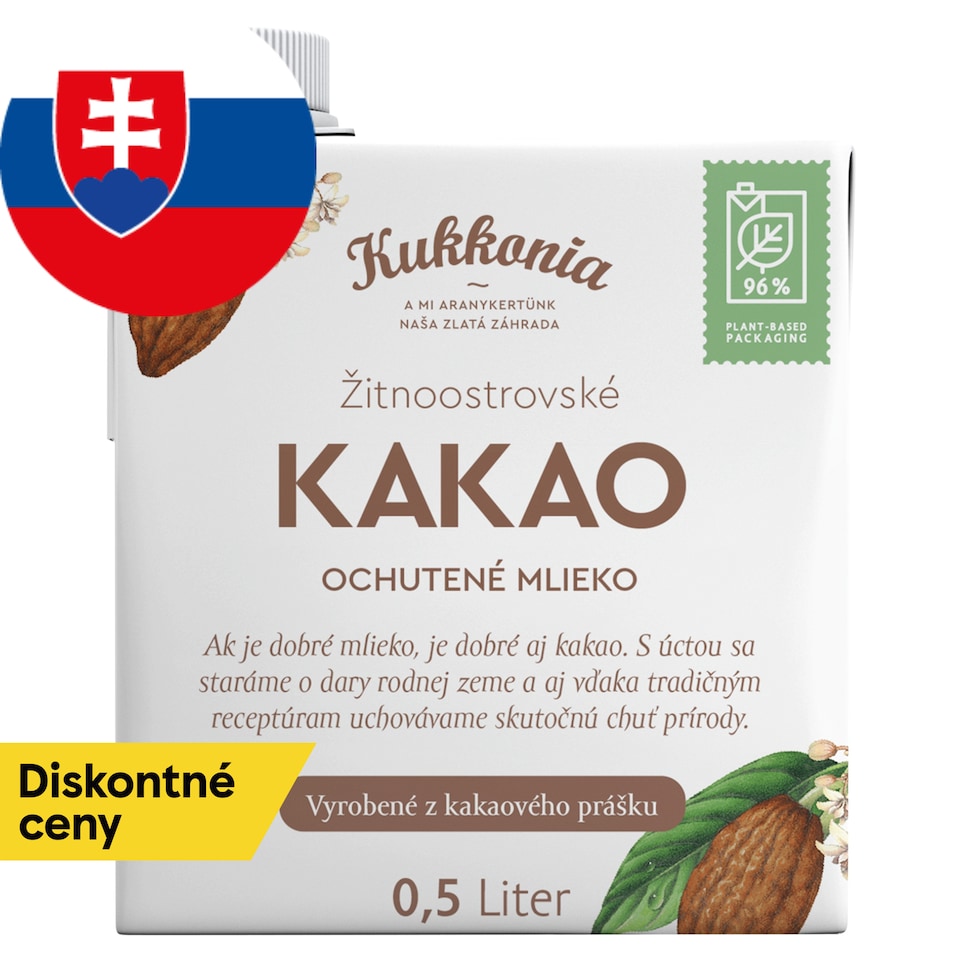 Kukkonia Ochutené mlieko s kakaovou príchuťou 0,5 l