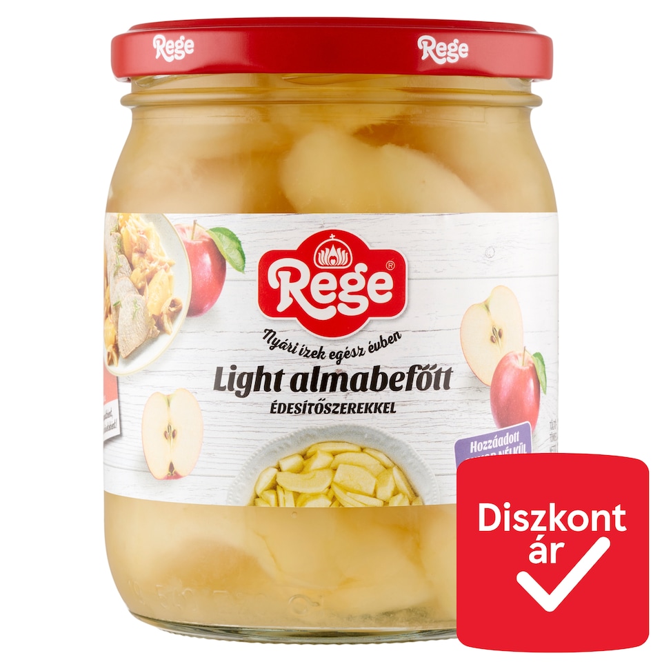 Rege light almabefőtt édesítőszerekkel 500 g  1. kép