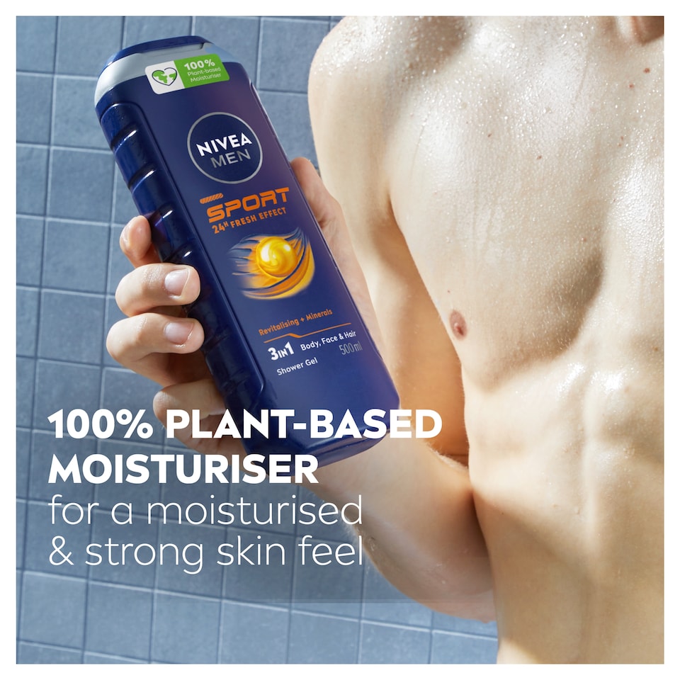 image 1 of Nivea Men Sport Shower Gel 500Ml