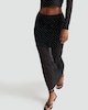 image 1 of OH ME OH MY Mesh Embellished Co-ord Skirt in Black