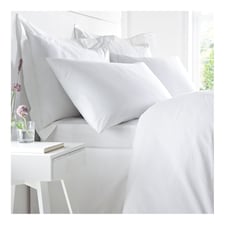 West Park Retreat White 300 Thread Count Deep Fitted Sheet Super King
