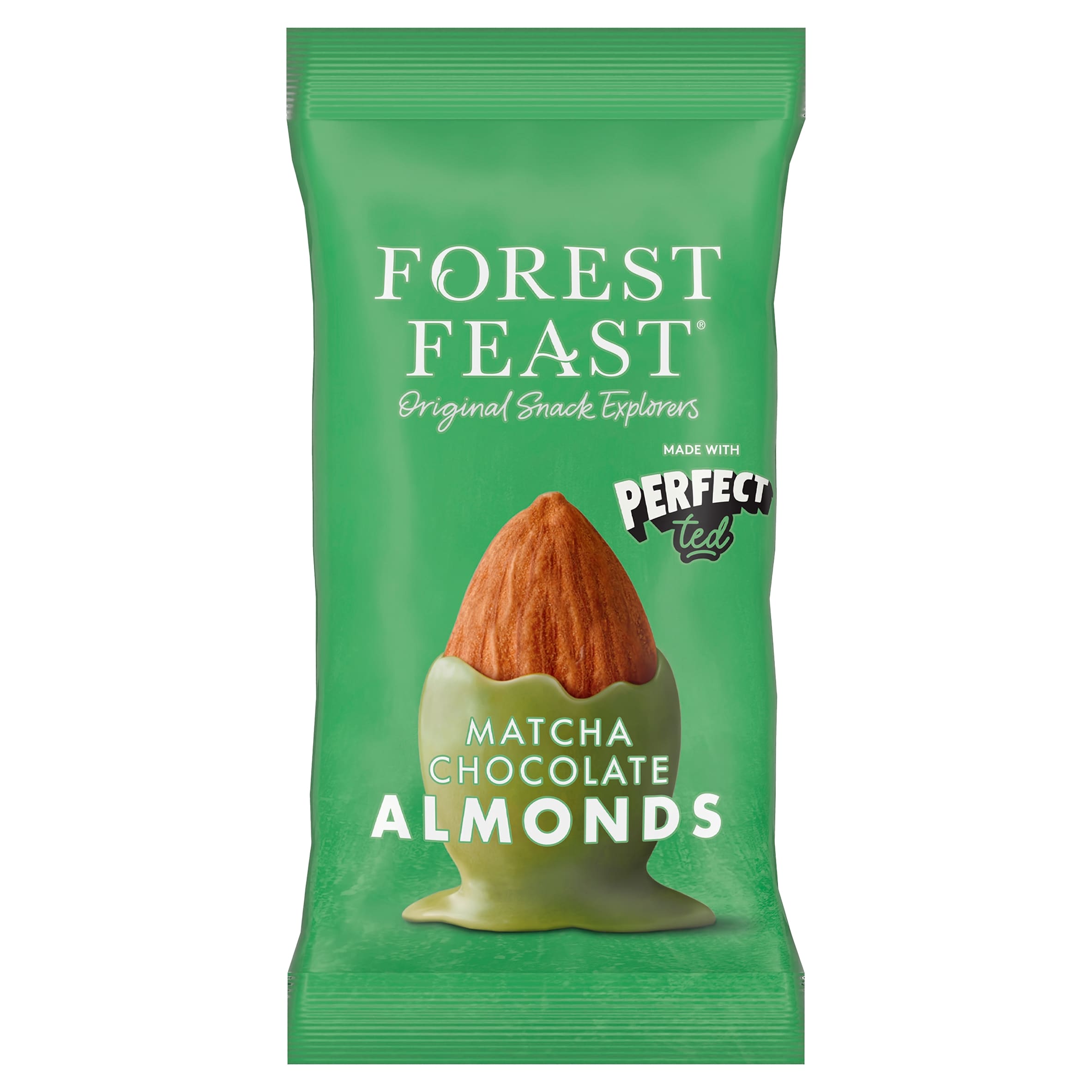 Forest Feast Perfect Ted Matcha Chocolate Almonds 40g