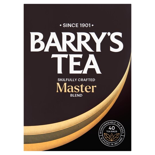 Barrys Tea Master Blend 40 Tea Bags 125G