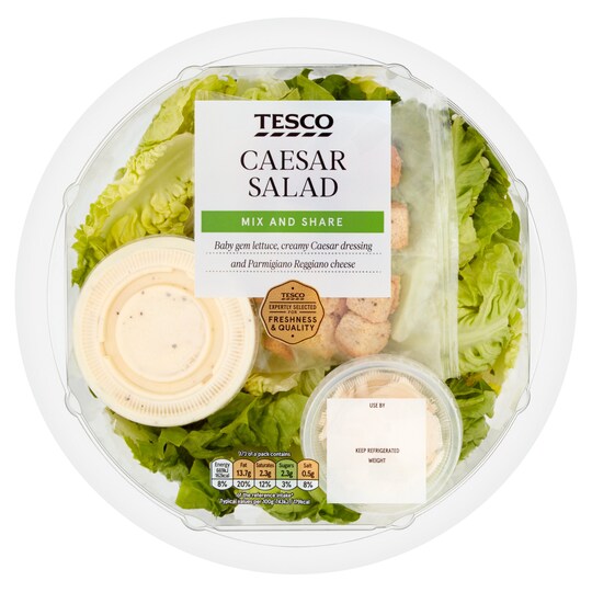 Tesco Large Caesar Salad Bowl 270G Tesco Groceries