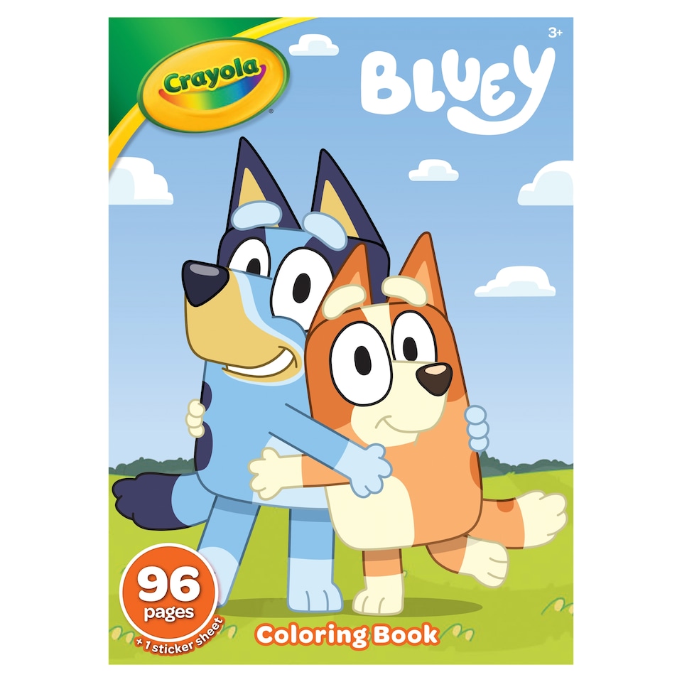 Crayola Bluey Colouring Book