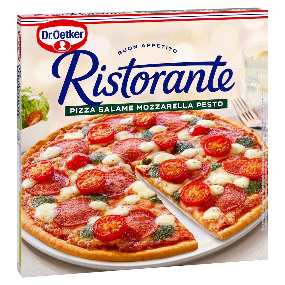 Dr. Oetker Ristorante Pizza Salame Mozzarella Pesto 360g