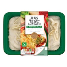Tesco Spinach & Ricotta Cannelloni 400G