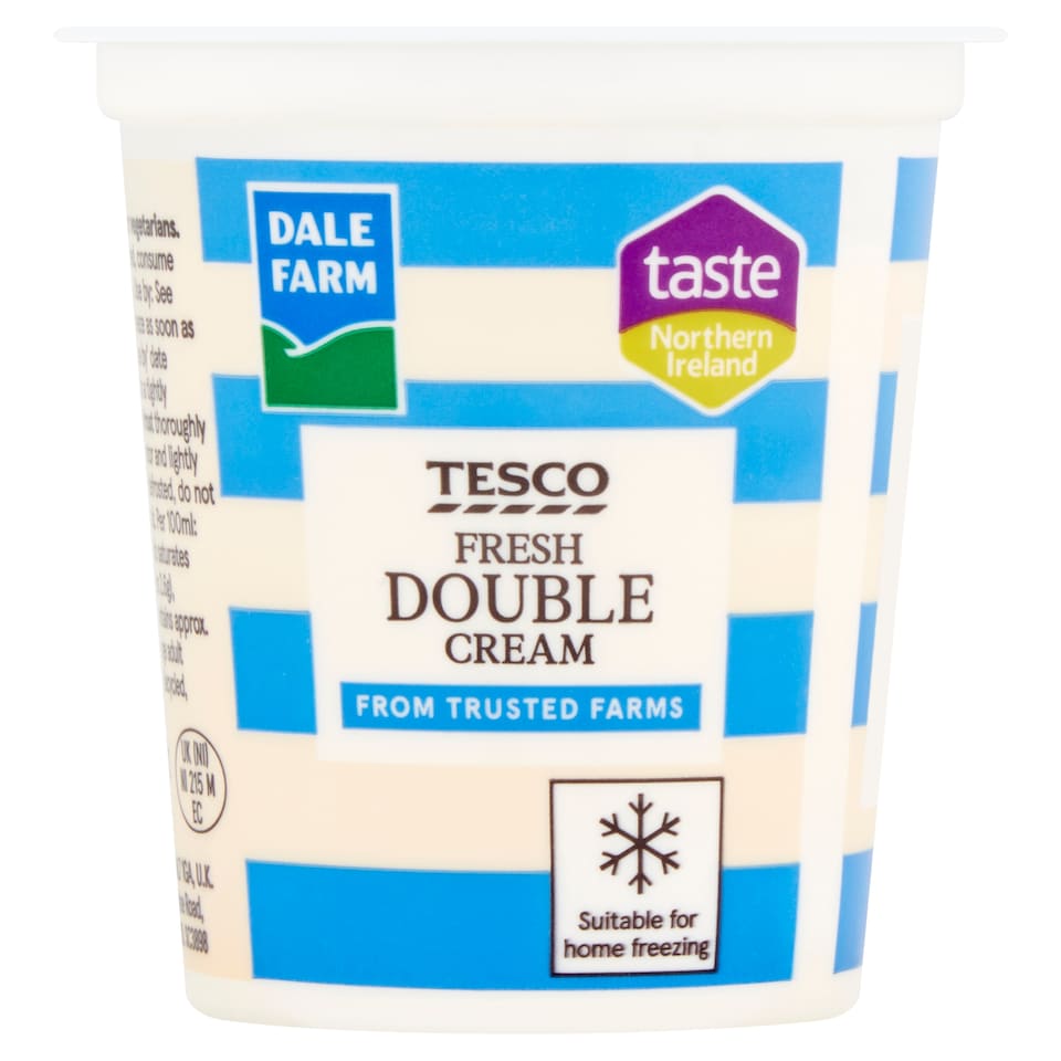 Tesco British Double Cream 125Ml