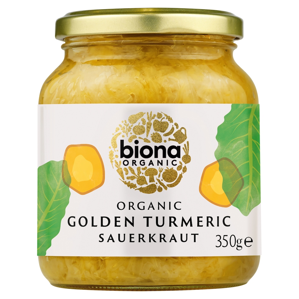 Biona Organic Golden Tumeric Sauerkraut 350g