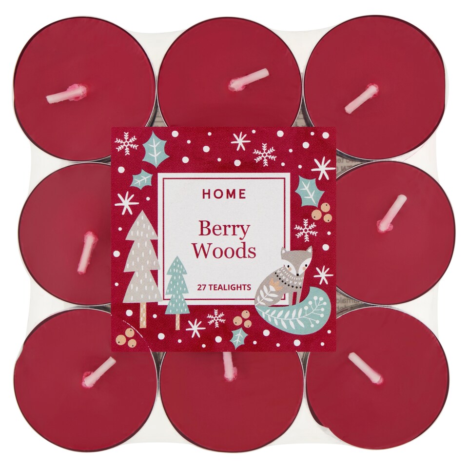 Home Berry Woods Fox Scented Tealight 27 x 8,2 g