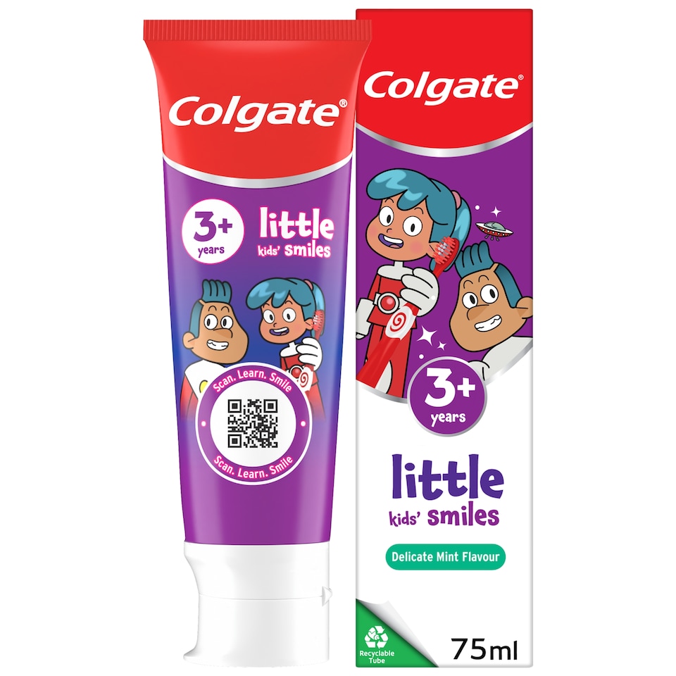 image 1 of Colgate Kids 3+ Years Mint Flavour Toothpaste 75ml 