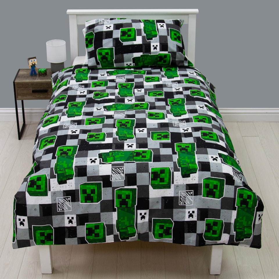 image 1 of MINECRAFT DUVET SET SINGLE