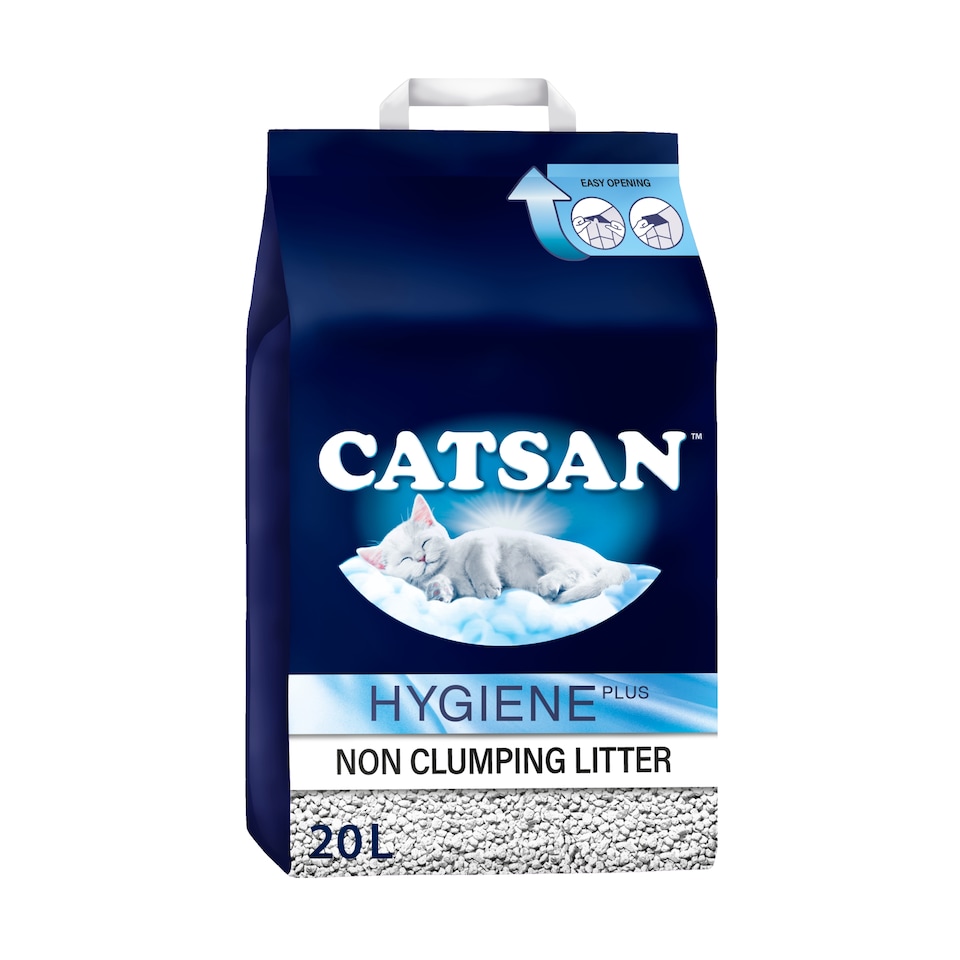 image 1 of Catsan Hygiene Non-Clumping Cat Litter 20L