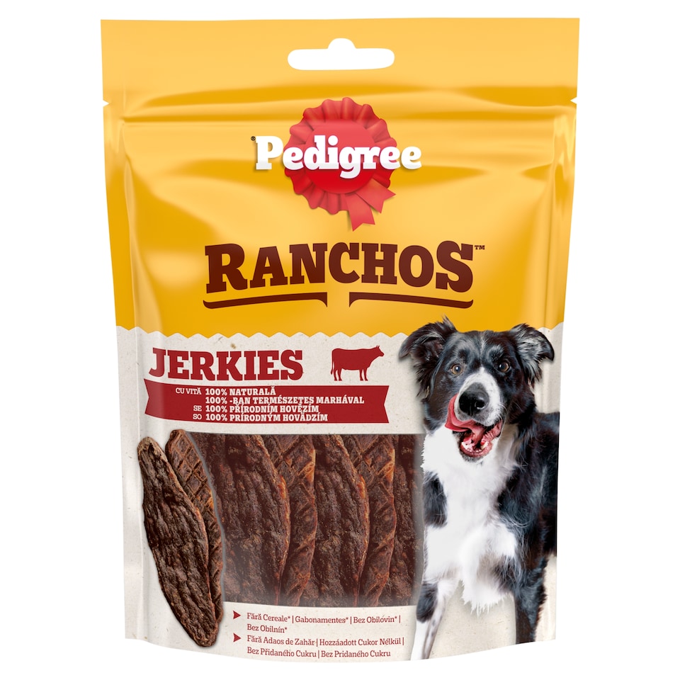Pedigree Ranchos Jerkies with 100% Natural Beef 70g