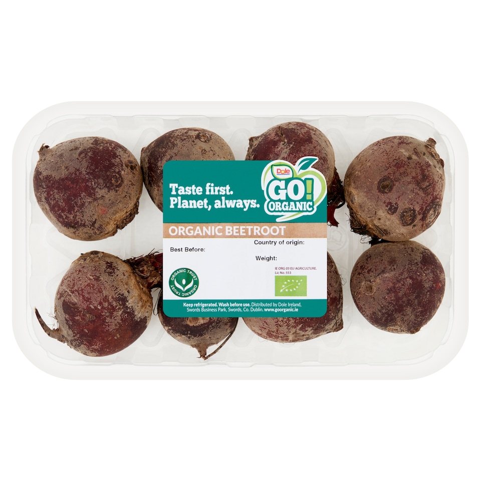 Dole Go Organic Beetroot 500g
