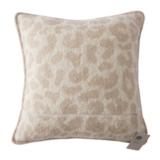 F&F Home Leopard Faux Mohair Cushion